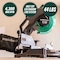 Metabo Hpt 12in Corded 15 Amp Dual Compound Miter Saw w/ Xact Cut LED Shadow Line System C12FDHBM - alternate 3